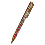 Kugelschreiber Cloisonne Emaille Drachen rot gold 5397a